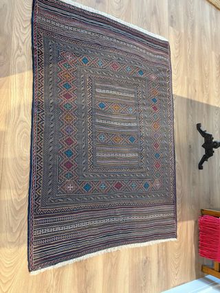 Tappeto Kilim Persiano Sumagh Beige Multicolore