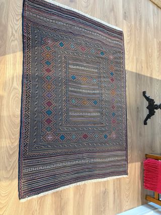 Tappeto Kilim Persiano Sumagh Beige Multicolore