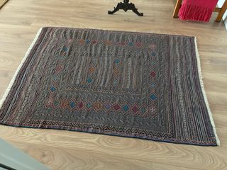 Tappeto Kilim Persiano Sumagh Beige Multicolore