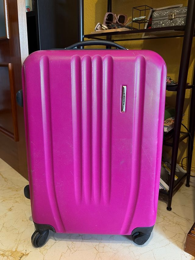 Maleta Valisa rosa fucsia