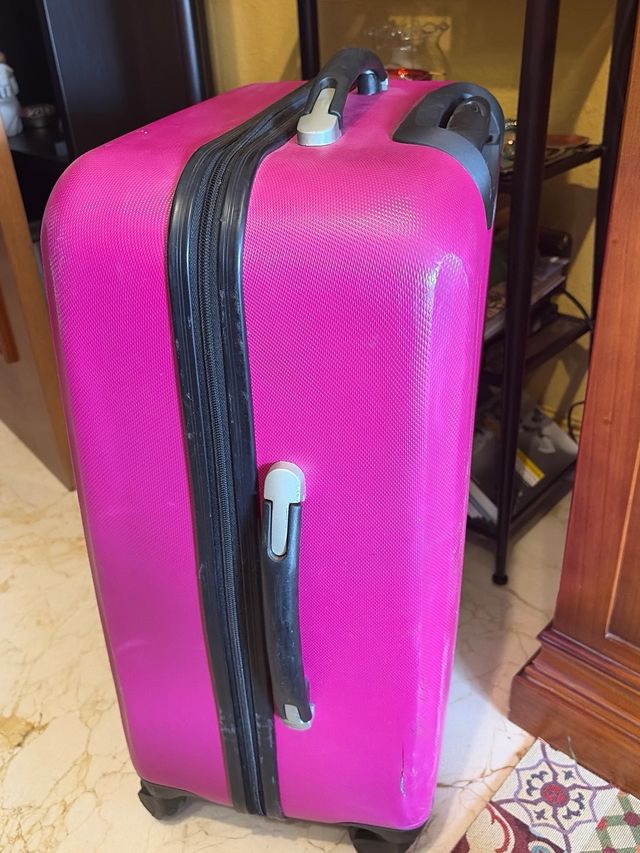 Maleta Valisa rosa fucsia