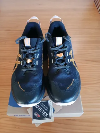 Asics Gel Trabuco 12 Gore-Tex Negro Naranja