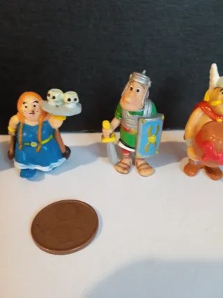 Lote 6 Figuras Kinder Asterix Años 90