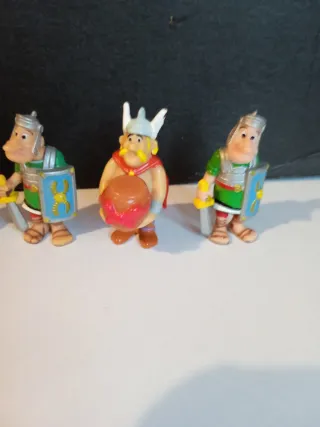 Lote 6 Figuras Kinder Asterix Años 90