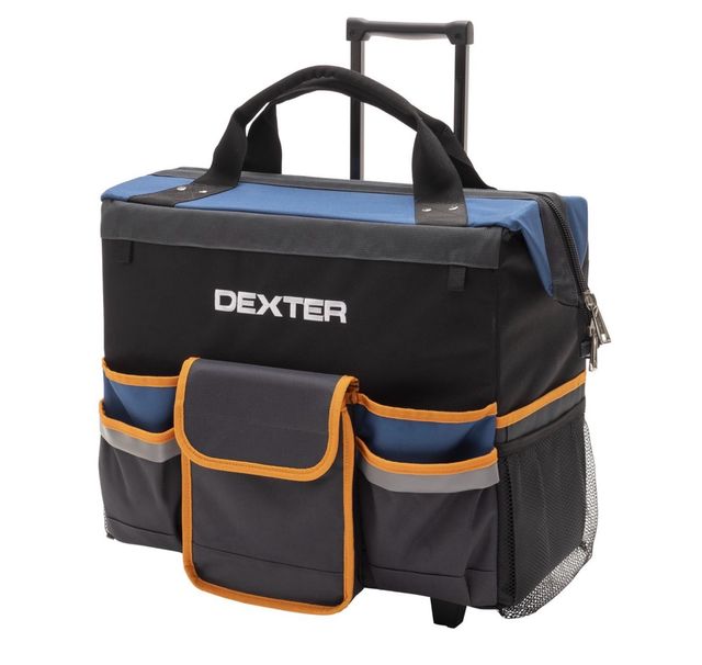 Bolsa herramientas con ruedas 45L 27 bolsillos