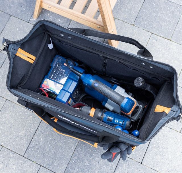 Bolsa herramientas con ruedas 45L 27 bolsillos