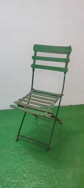 Sedie in ferro battuto vintage