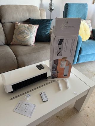 Calefactor-Ventilador portátil con mando