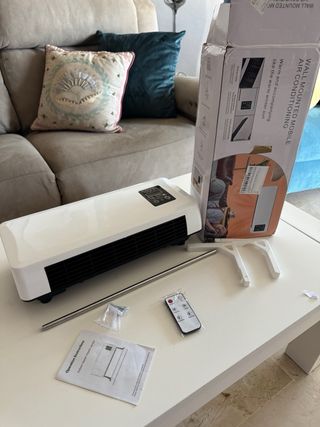 Calefactor-Ventilador portátil con mando