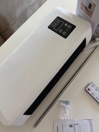 Calefactor-Ventilador portátil con mando