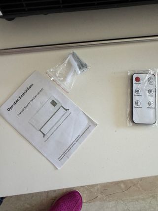 Calefactor-Ventilador portátil con mando