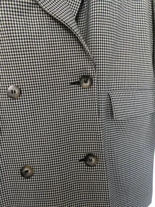 Americana oversize Zara cuadros