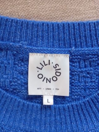 Jersey Lili Sidonio azul talla L
