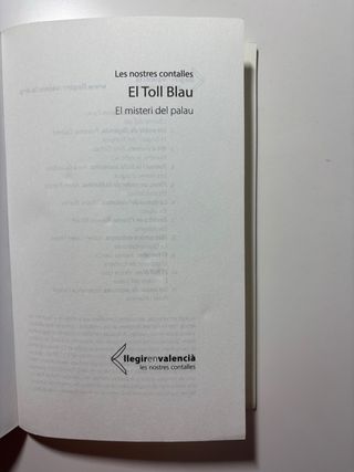 El Toll Blau: El misteri del palau (Llegir en v...
