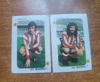 2 Cromos Futbol Este 76-77 Atlético Madrid