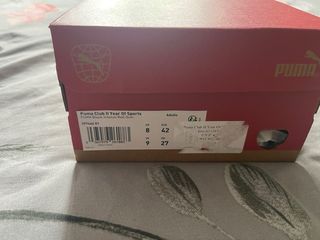 Tenis Puma Talla 42 Negro/Rojo