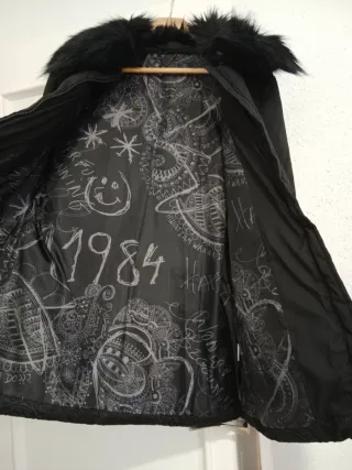 Abrigo de plumas - cuello se puede quitar