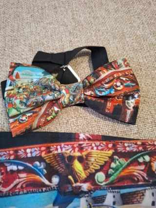 Papillon e Pochette Stile Siciliano