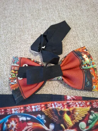 Papillon e Pochette Stile Siciliano