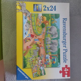 Puzzle Ravensburger 2x24 piezas Zoo