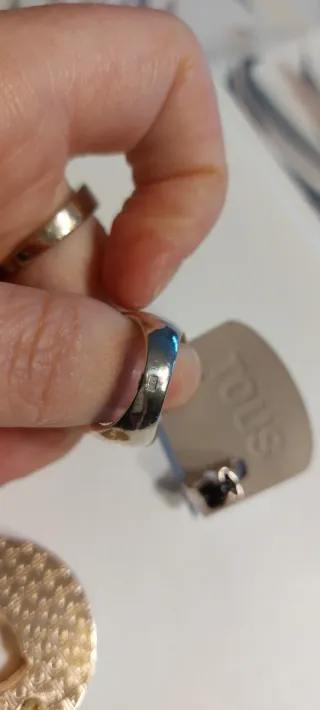 Conjunto Tous Oso Negro y Plata