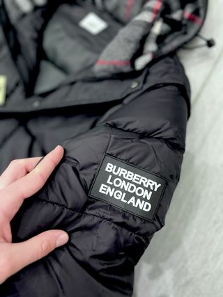 Giubbotto Burberry Nero Taglia XL Nuovo