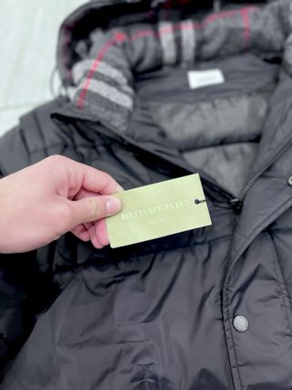 Giubbotto Burberry Nero Taglia XL Nuovo