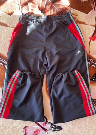 Pantaloni Adidas Vintage Nero Rosso