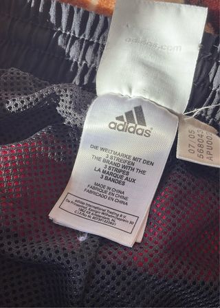 Pantaloni Adidas Vintage Nero Rosso