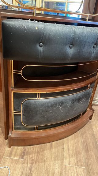 Mueble Bar Vintage Madera y Metal