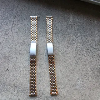 Cinturini acciaio oro e argento