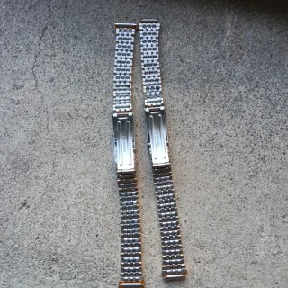 Cinturini acciaio oro e argento