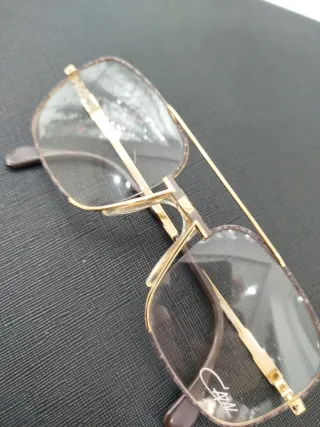 Montura Gafas Cazal 470 Marrón/Dorado TITANIO.