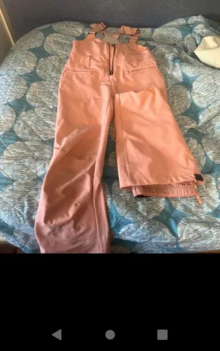 Pantalón de esquí Roxy rosa