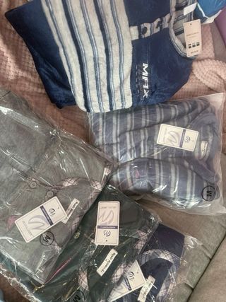 Pijamas de coralina y algodón con ositos