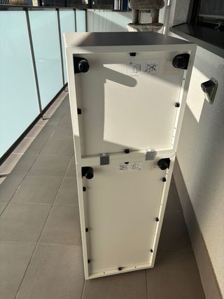 Mueble auxiliar baño/recibidor blanco. Con puerta