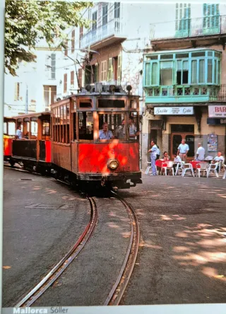 Lote 8 cartoline Tram Lisbona e Maiorca