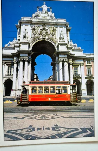 Lote 8 cartoline Tram Lisbona e Maiorca