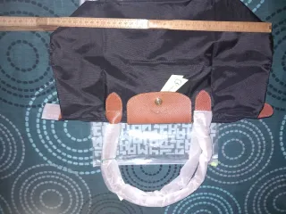 Mala Longchamp Le Pilage - tamanho M - Preta