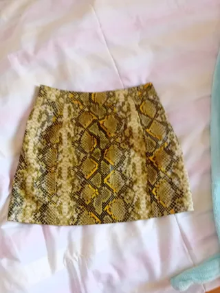 Falda Piel Serpiente Talla 36