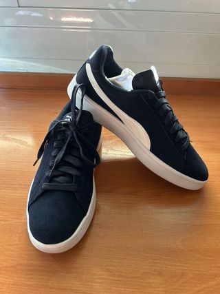 Zapatillas Puma Negras y Blancas Nuevas