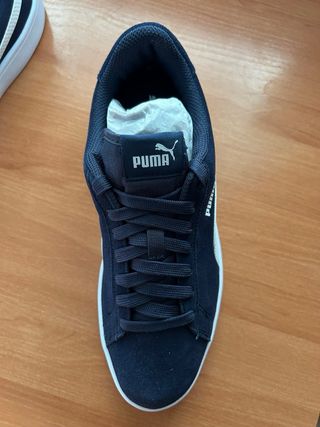 Zapatillas Puma Negras y Blancas Nuevas