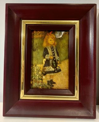 3 Cuadros antiguos de RENOIR de 1950 al esmalte