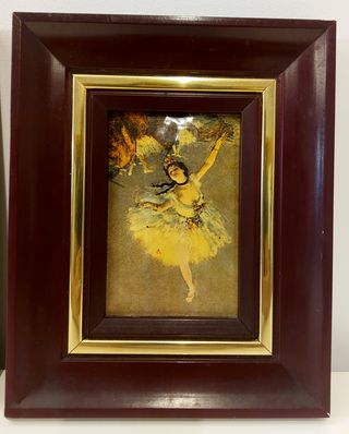 3 Cuadros antiguos de RENOIR de 1950 al esmalte