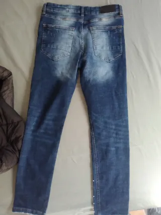 Pantalones Vaqueros JL Desgastados