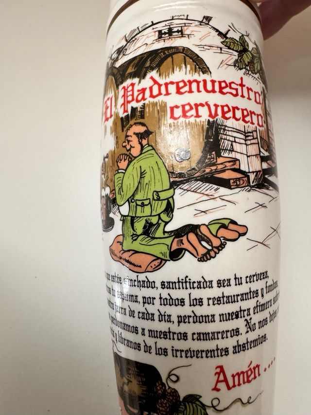 Vaso Preghiera del Birraio Karlovy Vary. 20 cm.