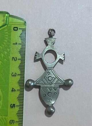 Cruz bereber artesanal plata