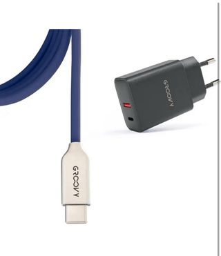Caricabatterie Groovy 20W USB-A + USB-C