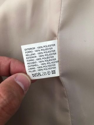 Abrigo El Corte Inglés Mujer Beige Talla L