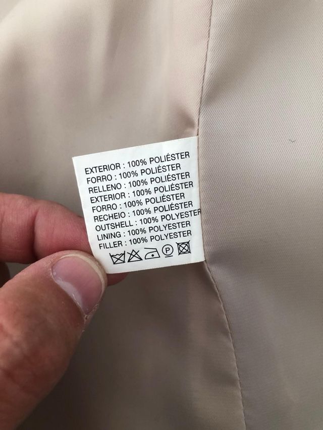 Abrigo El Corte Inglés Mujer Beige Talla L